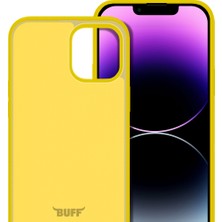 Buff iPhone 14 Pro Max Rubber S Kılıf Yellow