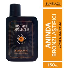 İnstant Sunblack Yoğun Bronzlaştırıcı Yağ SPF 15