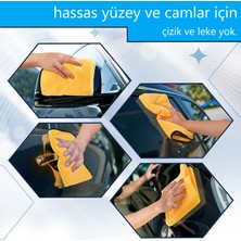 Alpars Süper Emici Microfiber Araç Yıkama ve Kurulama Bezi 40X70 Sarı