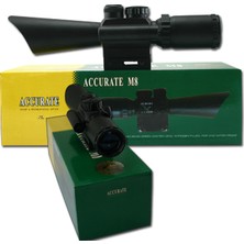 Accurate 3,5-10X40 M8 Zoomlu Tüfek Dürbünü