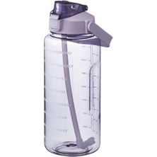 Zethus 2000ML Taşınabilir Su Matarası - Mor (Yurt Dışından)