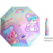 Zehraa Kadın Uv Korumalı Şemsiye - Pembe (Yurt Dışından)