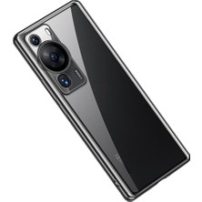 Xshine Huawei P60 Pro Yumuşak Tpu Net Telefon Kasası Elektrokaplama Düz Kenar Koruyucu Kapak (Yurt Dışından)