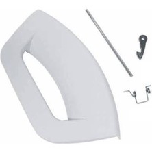 FullYedek Ariston Hotpoint Wmsf 501PL Çamaşır Makinesi Kapak Mandal Tutamağı Beyaz