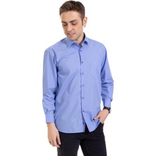 Mutlu City Erkek Regular Kalıp Cepli Yüksek Kalite Klasik Dakron Kumaş Gömlek 2316