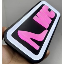 Leon Işık 'kadın Wc' Işıklı Özel Tabela-Led ile Neon Görünümlü Tabela-Pembe