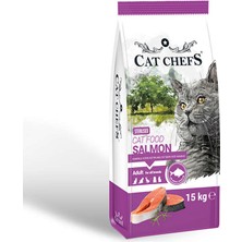 Cat Chefs 15 kg  Kısır Kedi Maması Somonlu