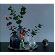 IKEA Akdeniz Atgang Gri 26 cm Cam Vazo