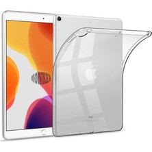 Jolita iPad 7. Nesil 10.2 Inç Uyumlu Şeffaf Silikon Tablet Kılıfı Kapak Renksiz