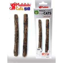 Matatabi Cats Matatabi Stıck Jumbo Doğal Matatabili Kedi Çiğneme Çubuğu 2'li