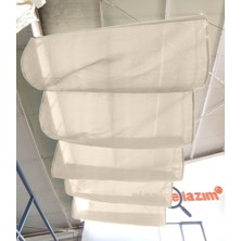 Size Ne Lazım 2m x 4m Krem File Açılır Kapanır Sürgülü Tente Dalgalı Gölgelik Pergole