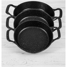 Laviss Kitchen 3 Lü Granit Döküm Sahan Seti (18cm-20cm-22cm)