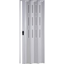 Sarpaş Akordiyon Kapı 117x180 Akçaağaç Camlı 12 mm Katlanır Akordeon PVC