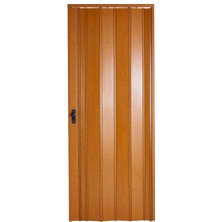 Sarpaş Akordiyon Kapı 87x182 Meşe Camsız 12 mm Katlanır Akordeon PVC