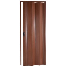 Sarpaş Akordiyon Kapı 117x185 Ceviz Camsız 12 mm Katlanır Akordeon PVC