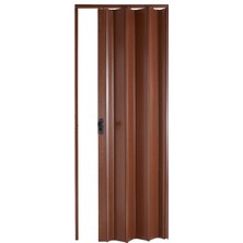 Sarpaş Akordiyon Kapı 177x222 Ceviz Camsız 12 mm Katlanır Akordeon PVC