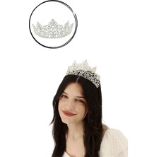 ÇLK Accessories Abiye Gelin Taç Yüksek Kalp Model TRTAÇ2209