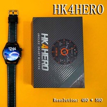 Byrist Watch Classic Amoled Series Hk4 Hero 46mm Çift Kordon Pusula/gps/nfc/asistan Özellikli Akıllı Saat