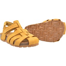 Kids A More Lino Unisex Deri Çocuk Sandalet Cat Rengi