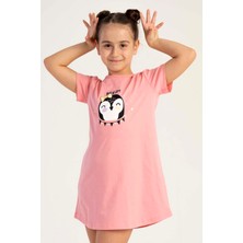 Vienetta Pamuklu Kız Çocuk Kısa Kol Gecelik
