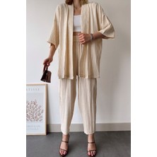 Foremia Kimono Takım-Bej