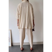 Foremia Kimono Takım-Bej