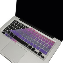 McStorey Macbook Air Pro Klavye Koruyucu (US-ABD İngilizce) Ombre (Eski USB'li Model 2008-2017) ile Uyumlu