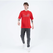 The Rope Rope Oversize Baskılı Tshirt 23041