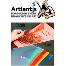 Artlantis A3 Çıtçıtlı Dosya Mavi 1 Adet A-3 Çıt Çıtlı Zarf Dosya Transparan 47X33.5 cm Büyük Boy Çıtçıtlı Dosya