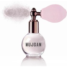 MUJGAN Parfüm Şekilli Sprey Simli Pudra Pembe