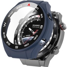 Microsonic Huawei Watch Ultimate Kılıf Clear Premium Slim Watchband Lacivert