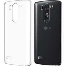 Elfia Lg G3 Silikon Şeffaf Sert Kapak Kılıf