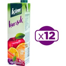 İçim Karışık Meyveli İçecek 1 Lt x 12 Adet