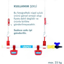 Vixpet 2.5 Metre Yemlik Suluk Askı Ipi - 50 Adet