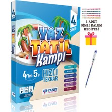 Yanıt Yayınları  4. Sınıf Yaz Tatil Kamp Kitabı + Simli Kalem