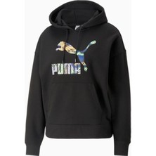 Puma Classics Logo Infill Kadın Siyah Sweatshirt (539501-01)