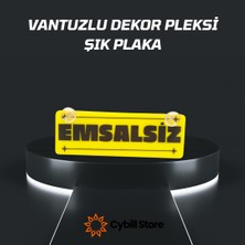 Cybill Store Emsalsiz Vantuzlu Dekor Pleksi Plaka