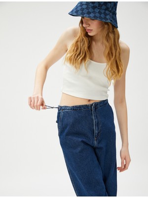 Koton Crop Atlet Halter Yaka Dar Kesim