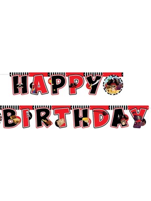Kidspartim Korsan Temalı Happy Bırthday Uzar Yazı Banner