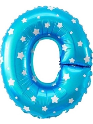 Kidspartim O Harf Mavi Folyo Balon 16 Inç 40 cm