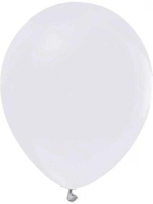 Kidspartim 100 Lü Pastel Beyaz Balon 12 Inç