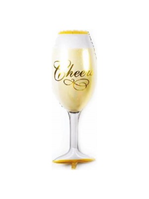 Kidspartim Şampanya Kadehi Folyo Balon 92-37 cm