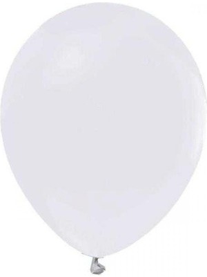 Kidspartim 100 Lü Metalik Beyaz Balon 12 Inç