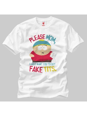 Built By Crazy South Park Please Mom Unisex Tişört