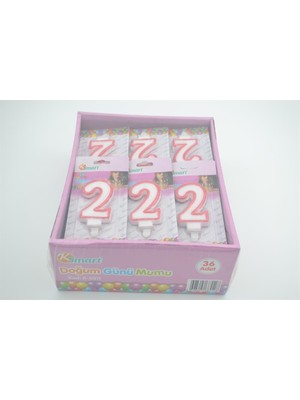 Ksmart Doğum Günü Mumu 36 Adet