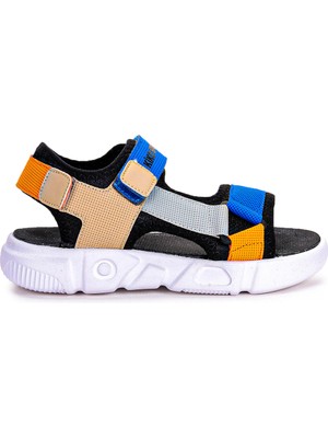Kiko Kids Cırtlı Yürüyüş Erkek Çocuk Sandalet 2722-27
