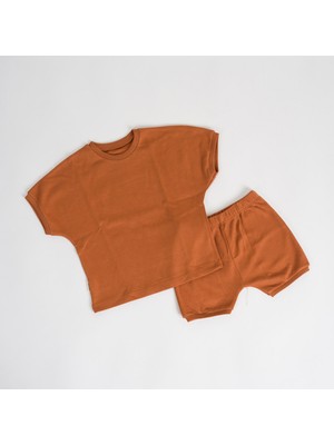 Dada Baby Ribana Detay Şortlu Takım