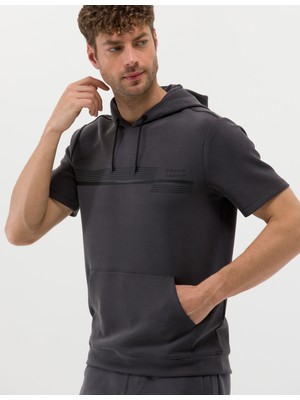 Pierre Cardin Erkek Antrasit Kısa Kollu Sweatshirt 50273567-VR006