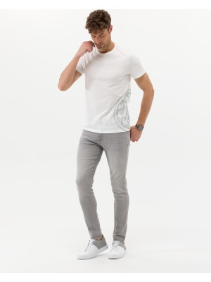 Pierre Cardin Erkek Ekru Slim Fit Bisiklet Yaka T-Shirt 50264193-VR019