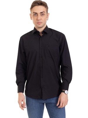 Mutlu City Erkek Regular Kalıp Cepli Yüksek Kalite Klasik Dakron Kumaş Gömlek 2316